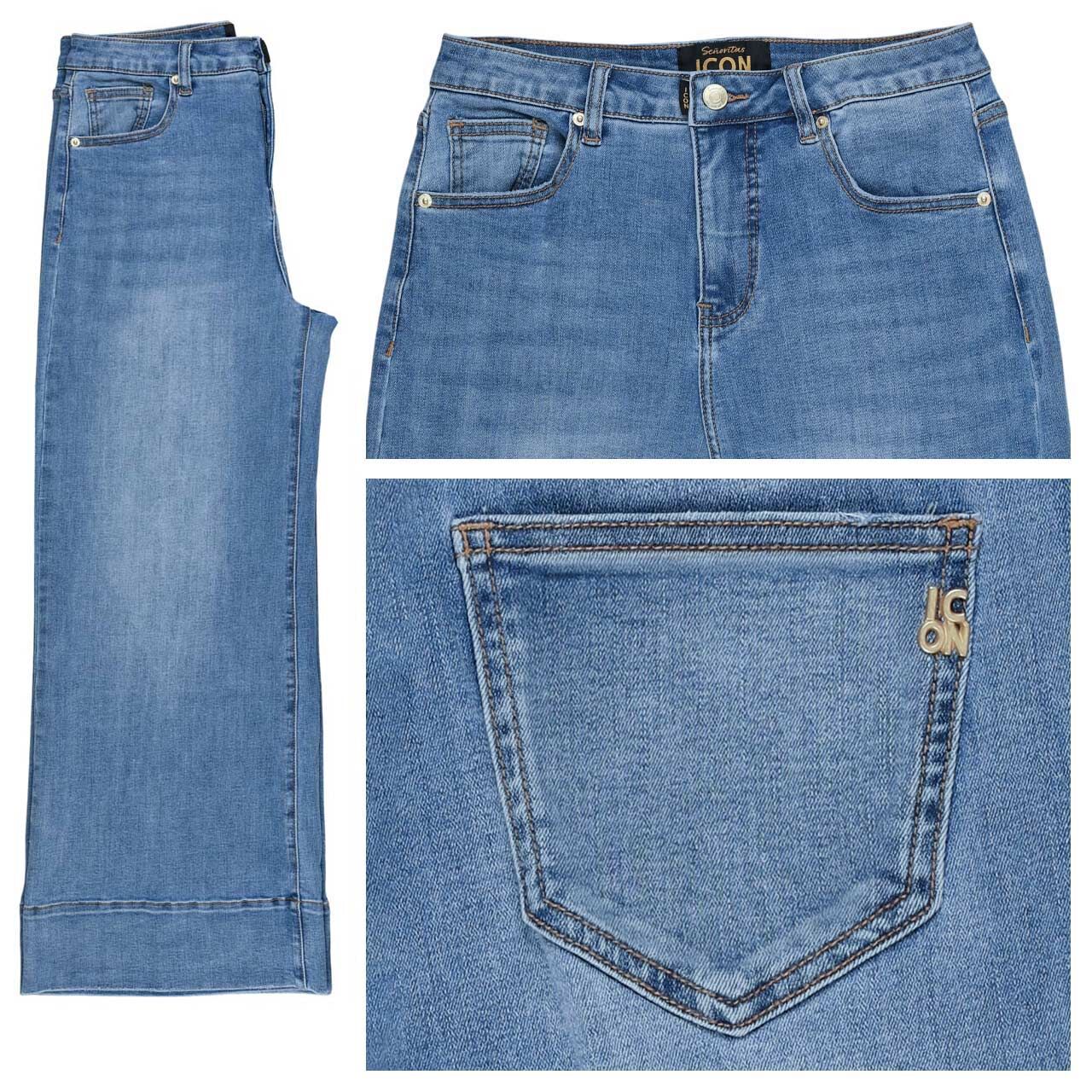Senoritas ICON Long Beach 7/8 Jeans light mid stone