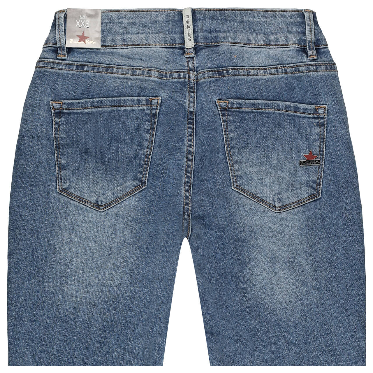 Buena Vista Italy V 7/8 Stretch Denim Jeans moonlight denim