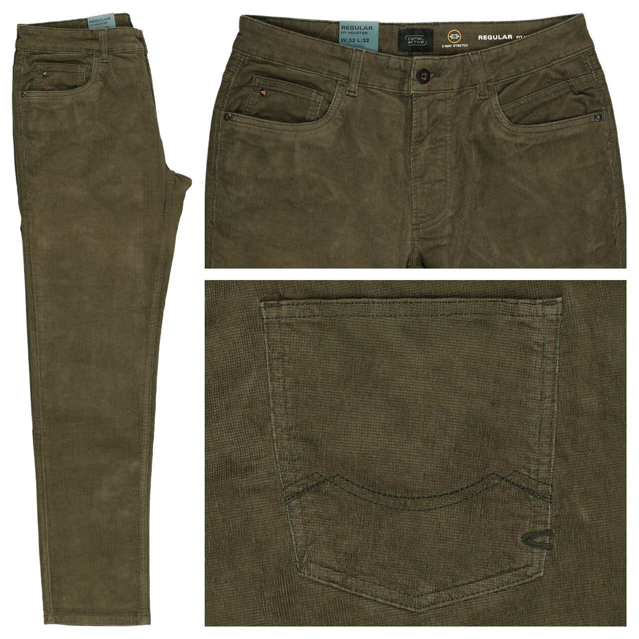 Camel active Houston Baumwollhose forest green
