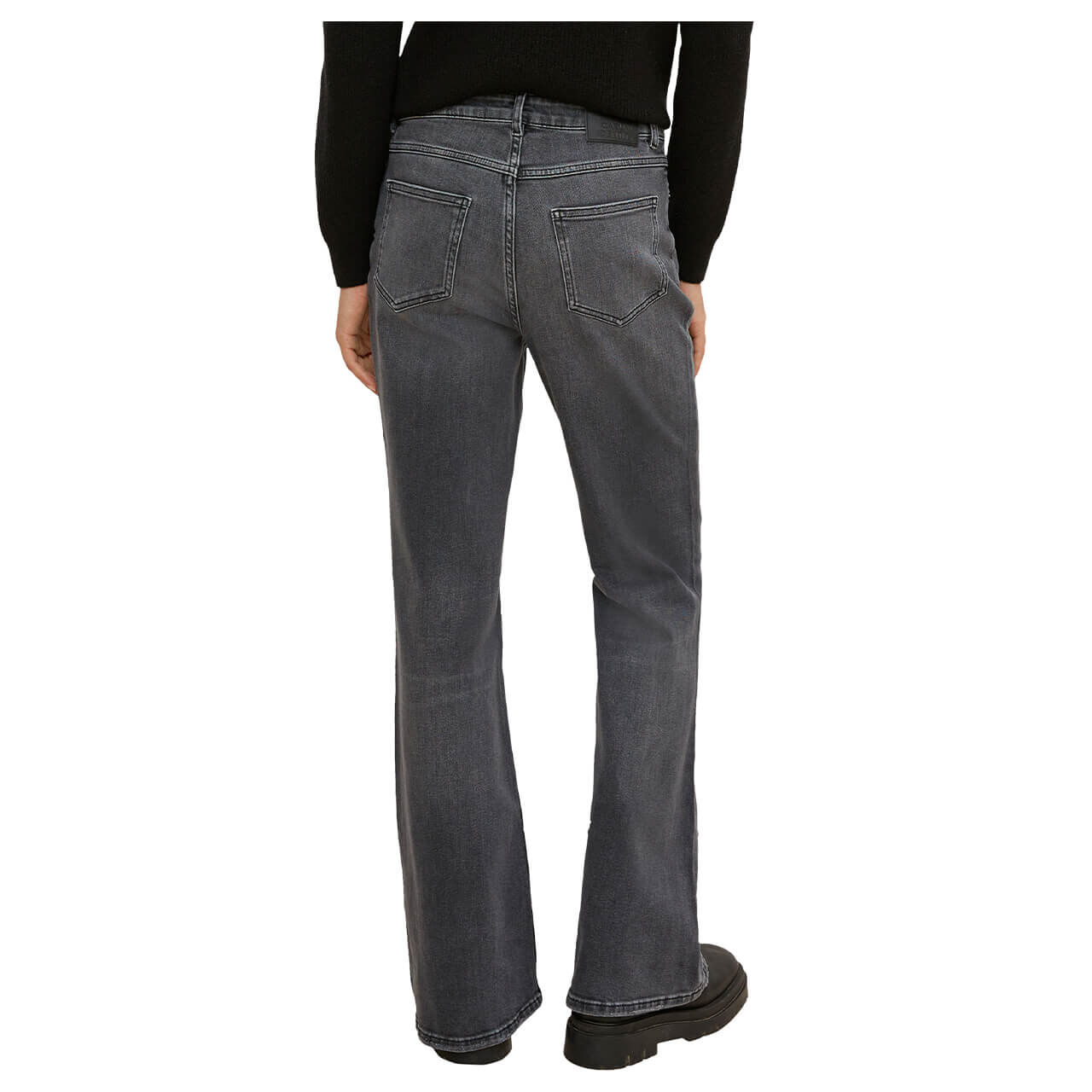 Comma Kick Flare Damen Jeans grey used
