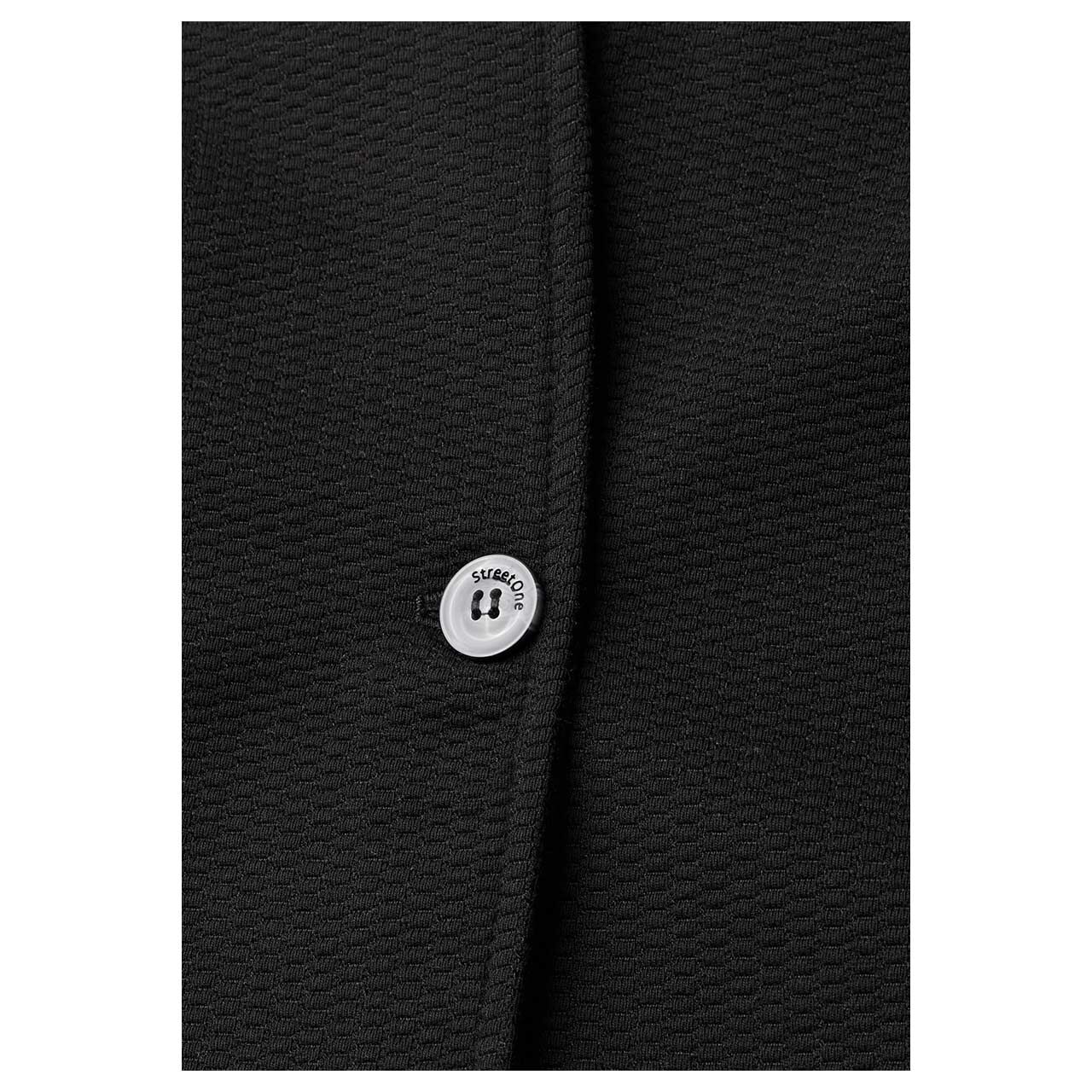 Street One Damen Blazer Structured Jersey deep dark black