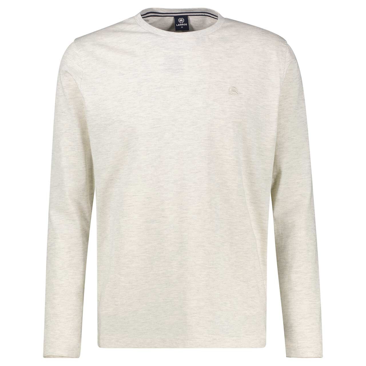Lerros Herren Langarm Shirt broken white melange