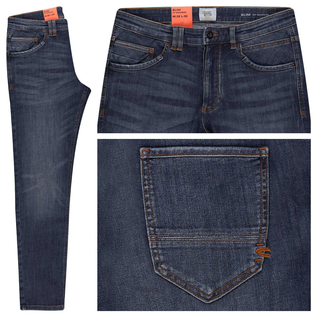 Camel active Madison fleXXX Jeans dark indigo Camel active Madison fleXXX Jeans dark indigo