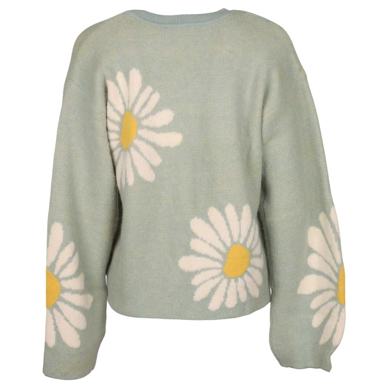 Damen Pullover von 24 Colours in Blau mit Print, Rückansicht