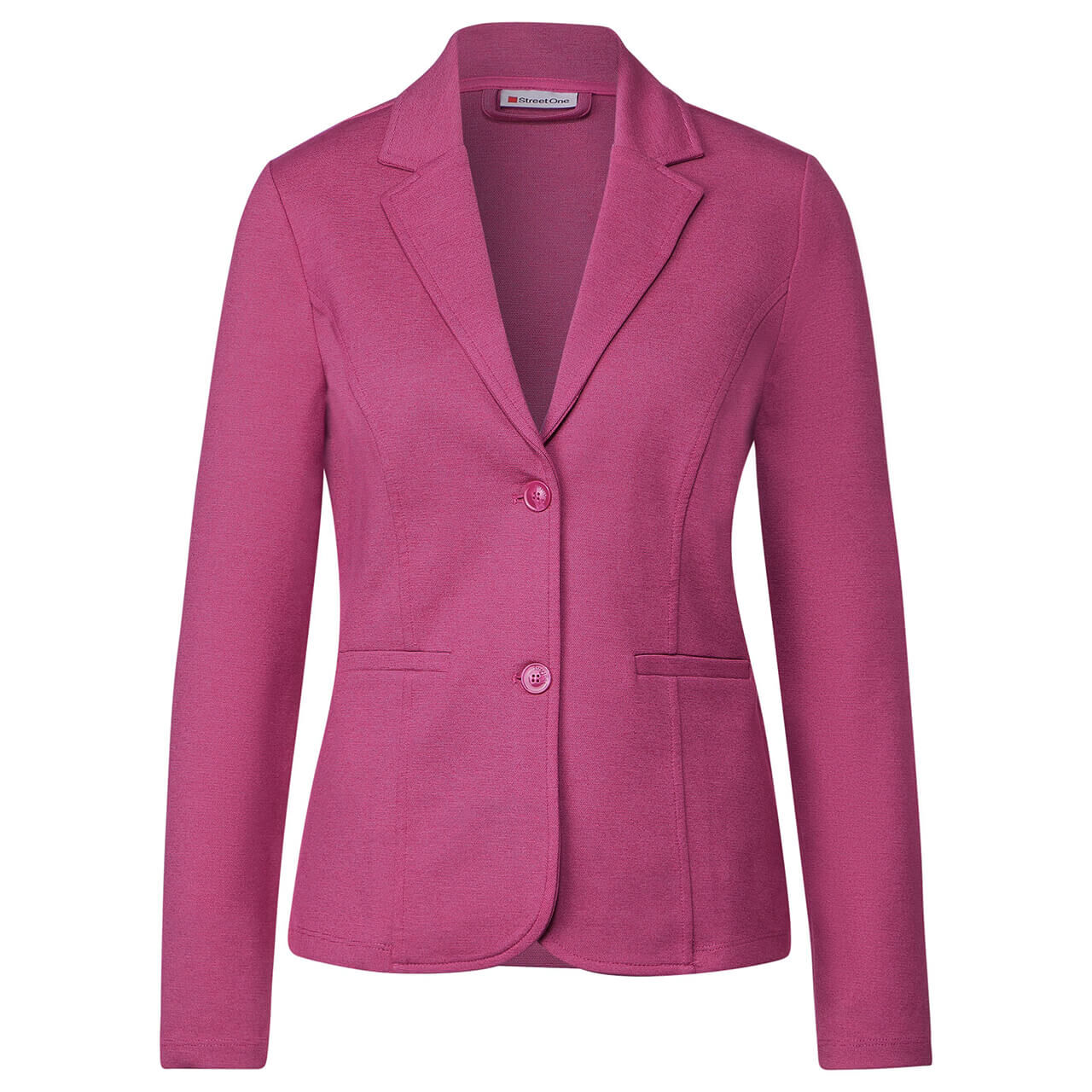 Street One Damen Blazer Basic cozy pink melange Street One Damen Blazer Basic cozy pink melange