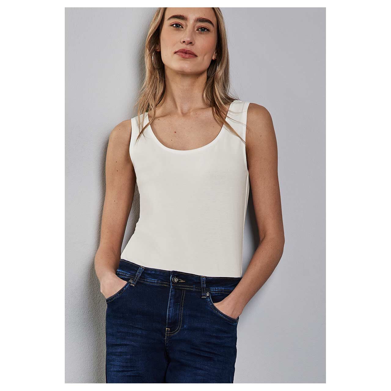 Street One Damen Top Anni off white