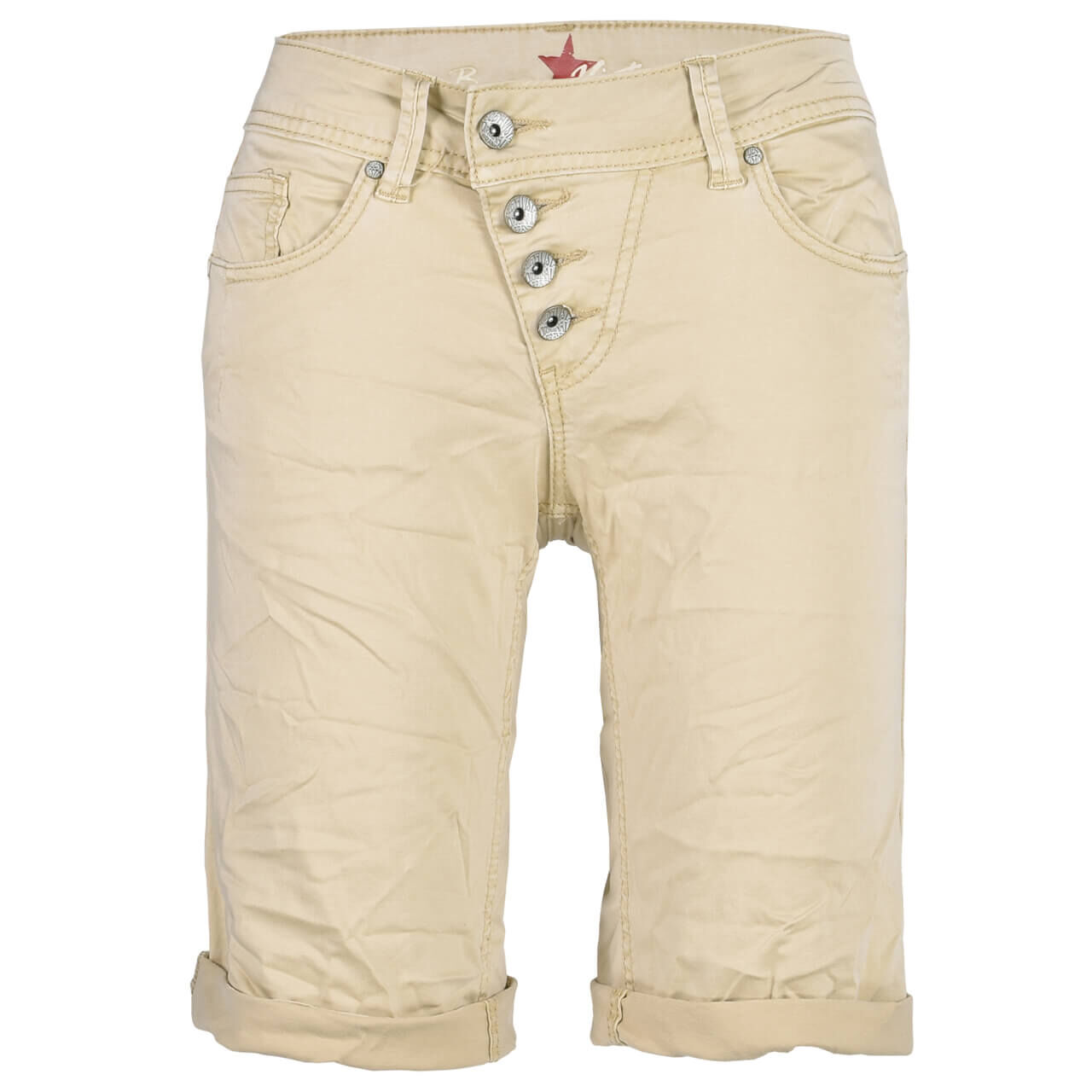 buena-vista-jeans-malibu-short-stretch-twill-baumwoll-sahara-6116-ansicht Buena Vista Malibu-Short Stretch Twill Baumwollhose für Damen in Hellbeige, FarbNr.: 6116