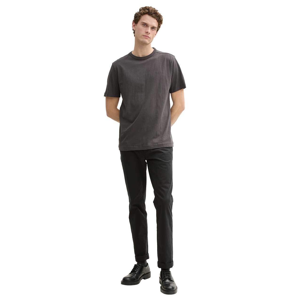 Tom Tailor Herren T-Shirt tarmac grey