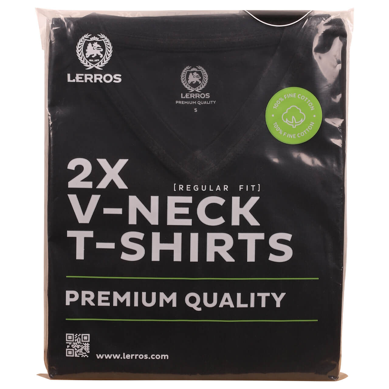 Lerros Herren T-Shirts V-Neck black
