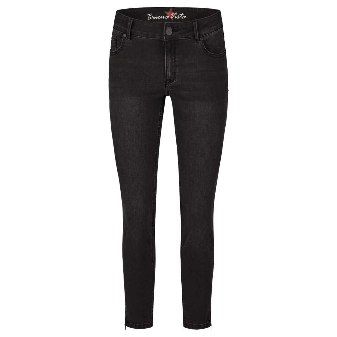 Buena Vista Jeans Italy V 7/8 Stretch Denim black denim