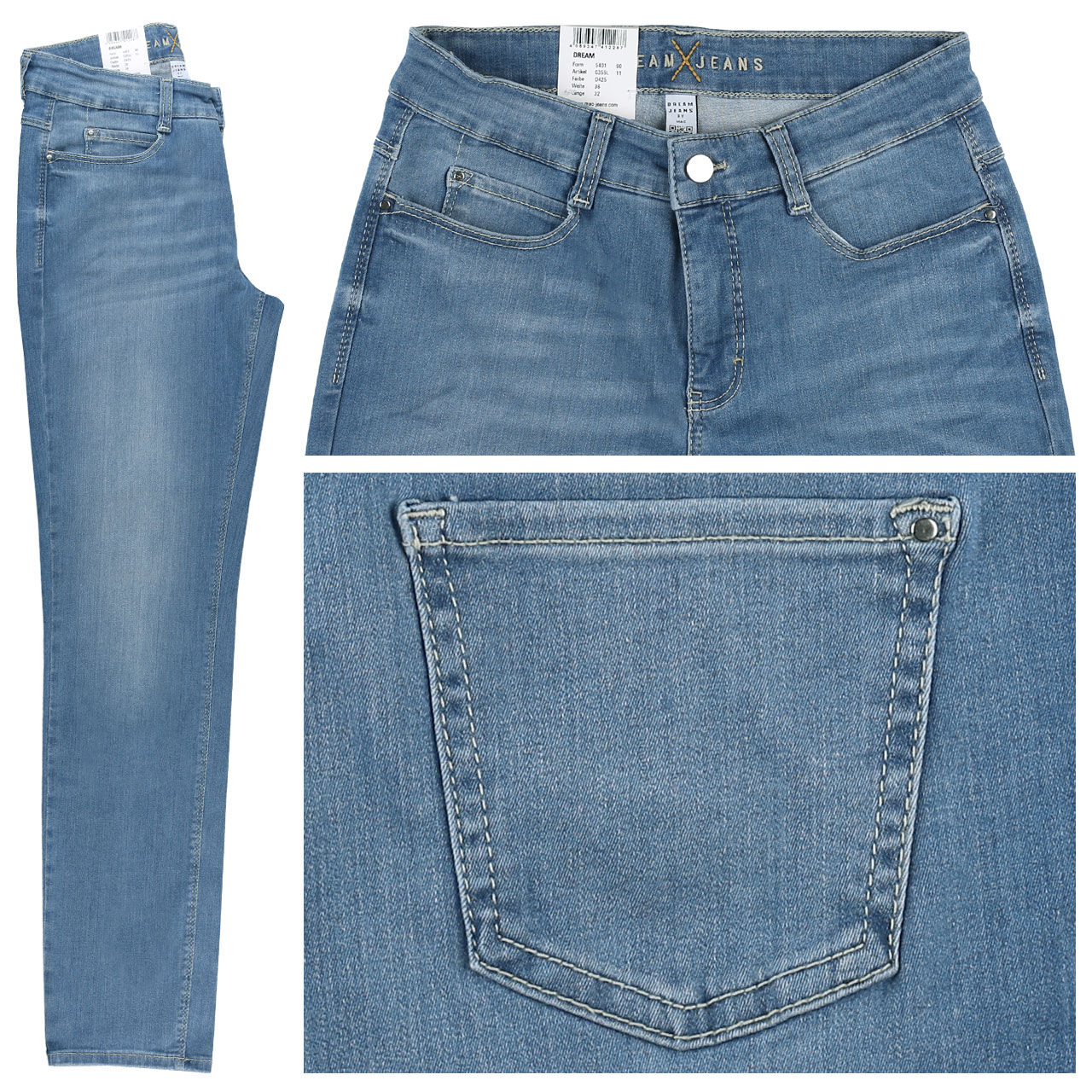 MAC Jeans Dream - Farbe: sky blue - FarbNr.: D425