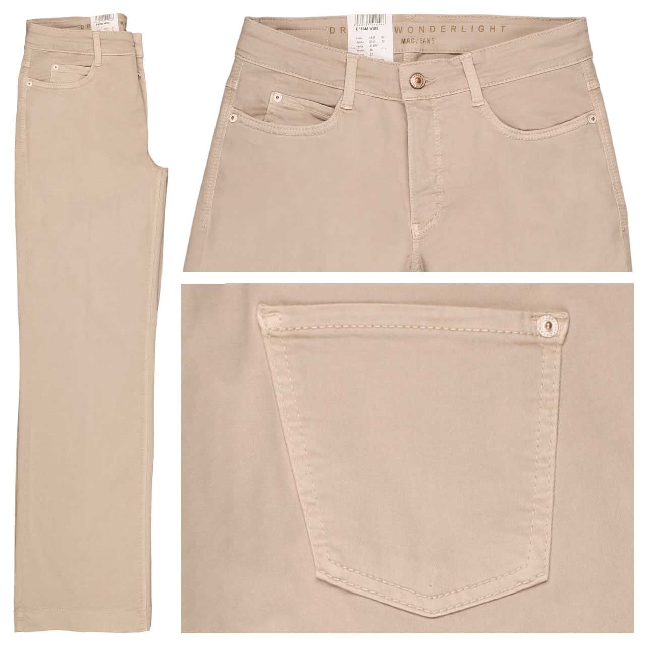 MAC Dream Wide Jeans smoothly beige wonderlight