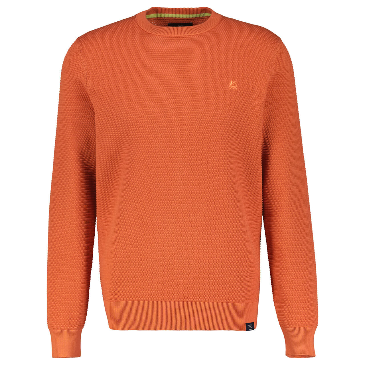 Lerros Herren Pullover O-neck spicy orange