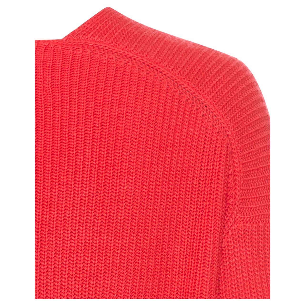 Damen Pullover von Camel active in Rot, detaillierte Rückansicht