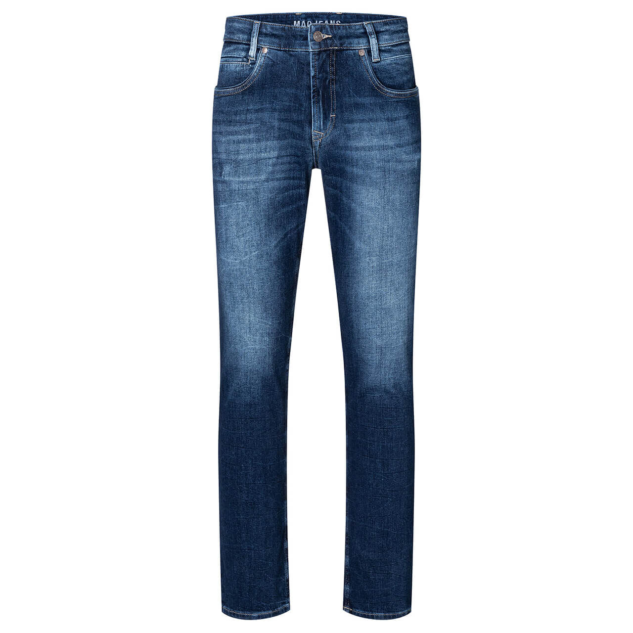 MAC Arne Pipe Jeans navy blue washed