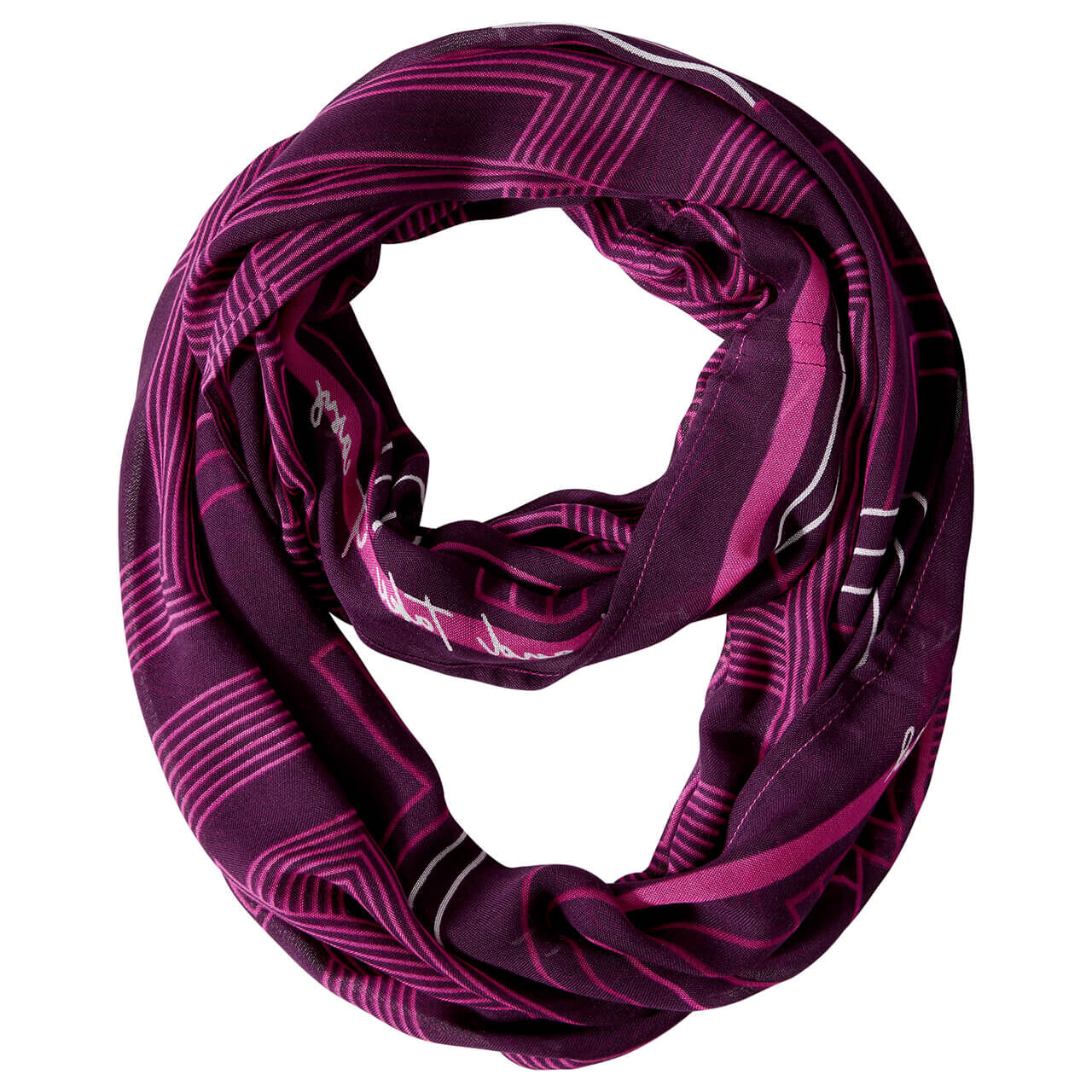 Cecil Damen Loop Tuch beloved berry printed