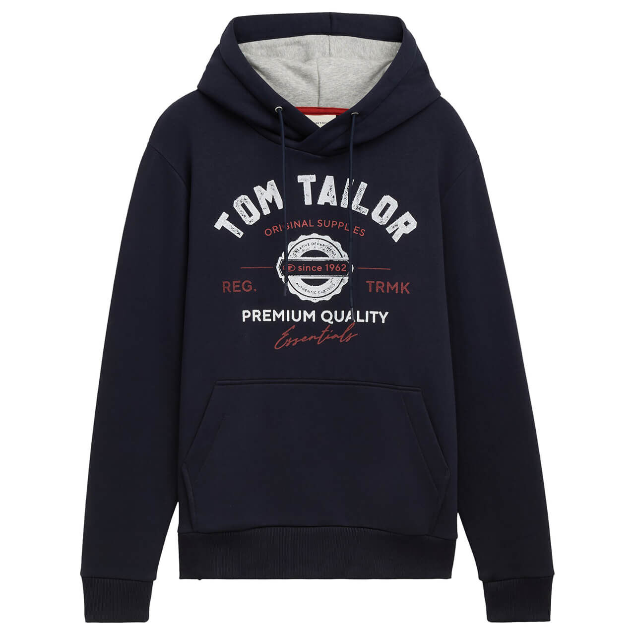 Tom Tailor Herren Hoodie Sweatshirt sky captain blue printed Tom Tailor Herren Hoodie Sweatshirt sky captain blue printed