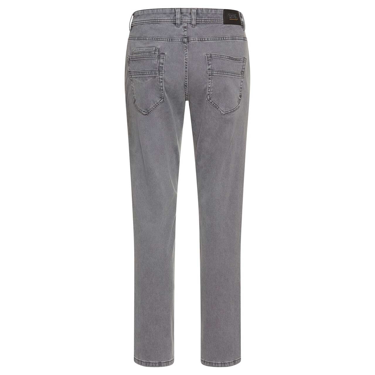 Stretch Herrenjeans Woodstock von Camel active in Grau, Rückansicht