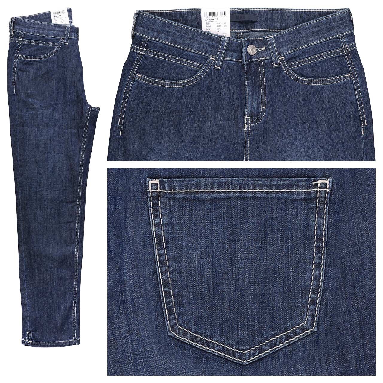 MAC Angela 7/8 Jeans dark blue basic used