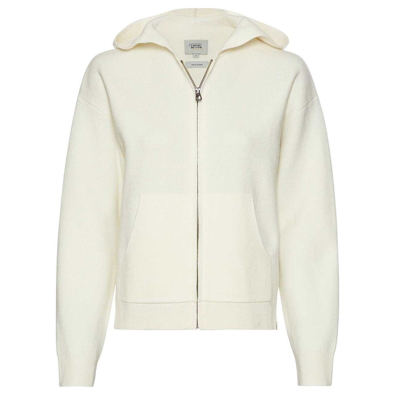 Camel active Damen Strickjacke bone white