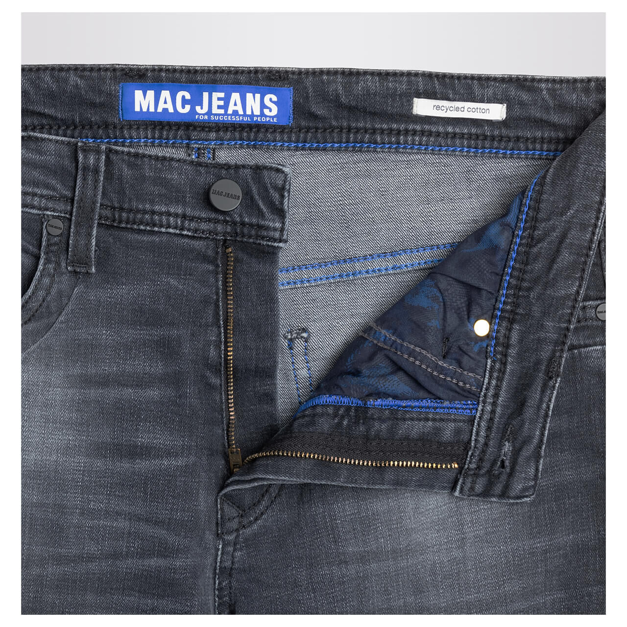 MAC Garvin Jeans authentic black vintage washed