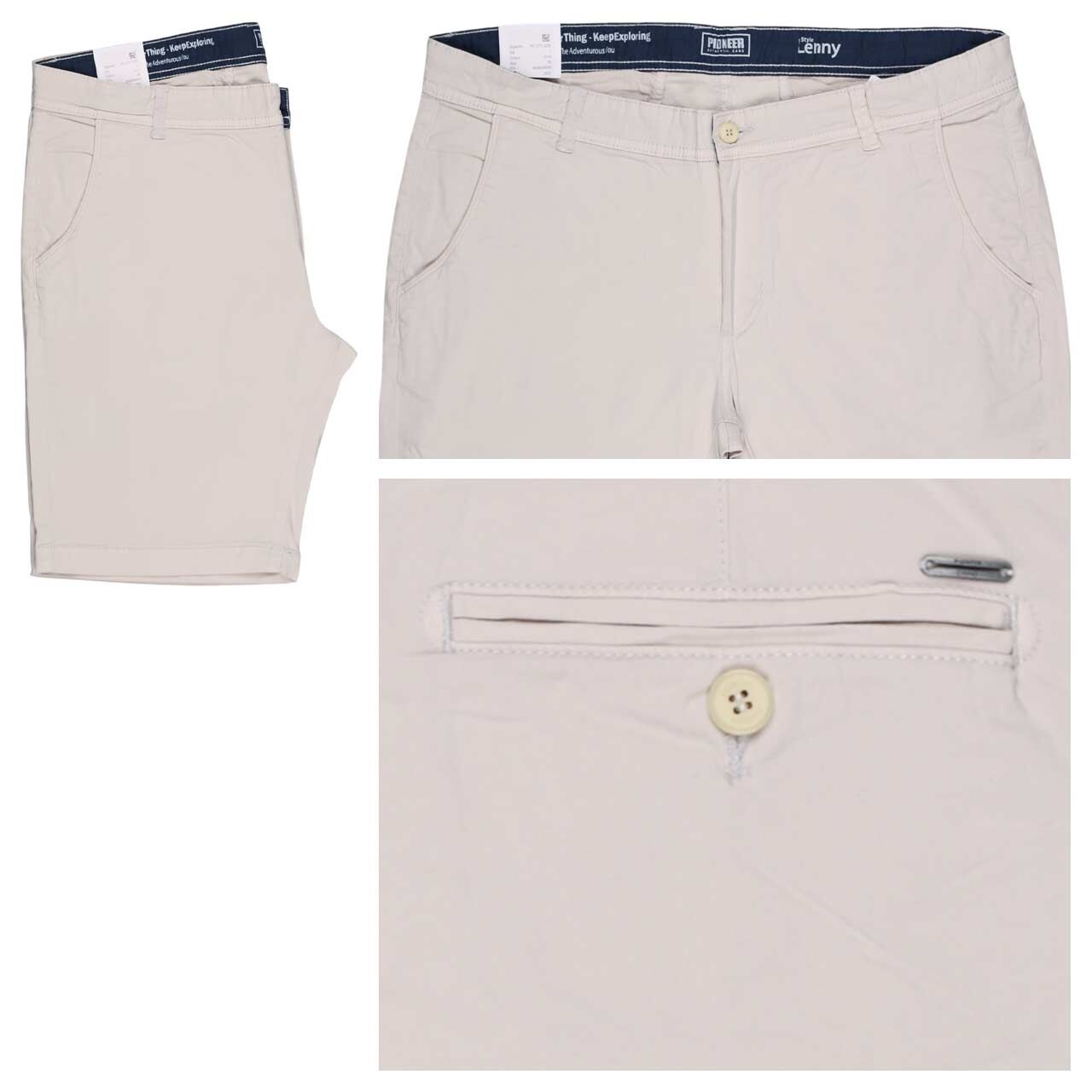 Pioneer Lenny Chino Baumwoll Bermuda oatmeal