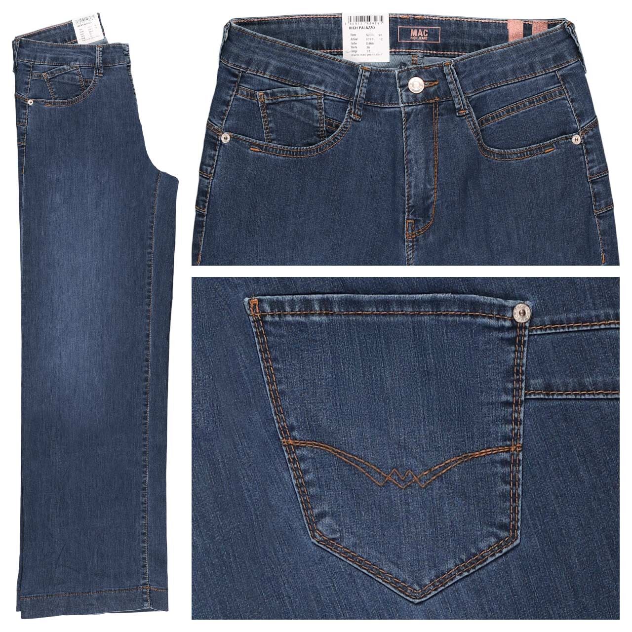 MAC Rich Palazzo Jeans night blue used