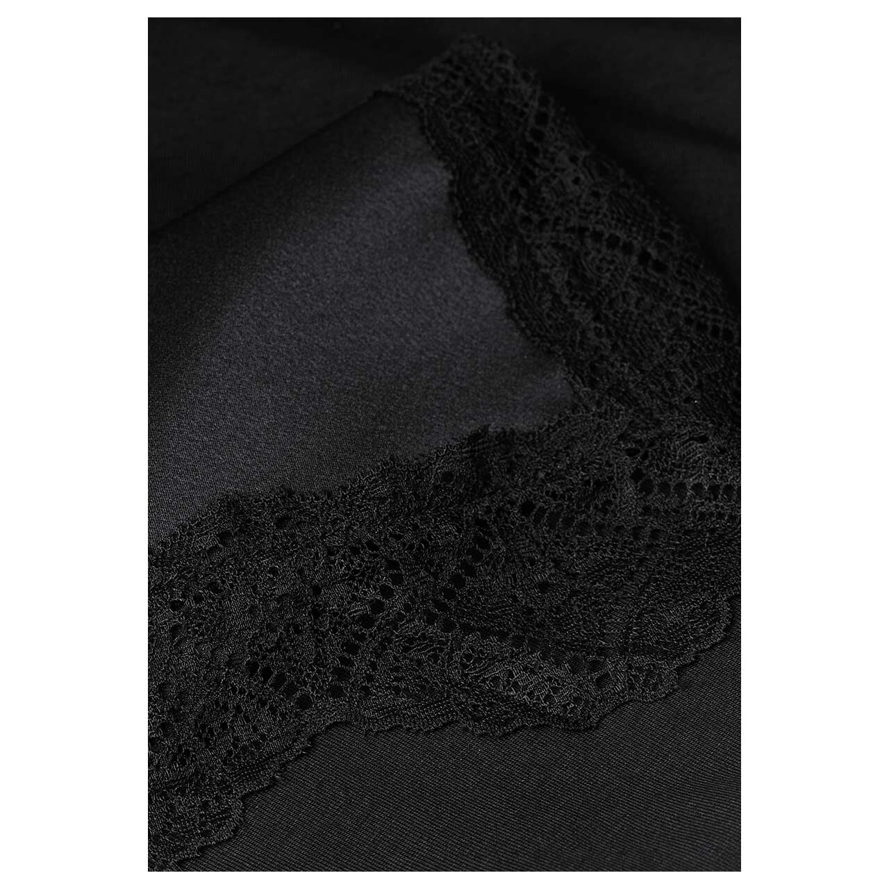 Street One Damen Top Diagonal Woven Bottom black