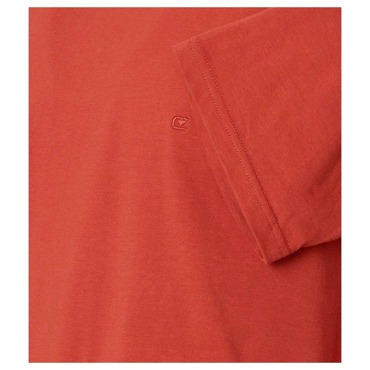 Herren T-Shirt von Casa Moda in Rot-Braun, Detail