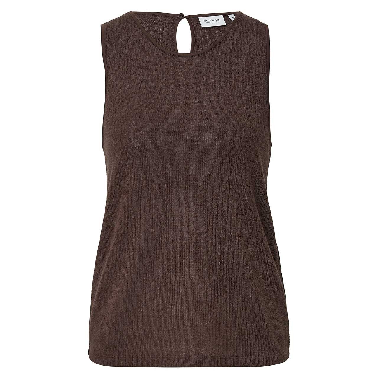 Comma Damen Top dark brown