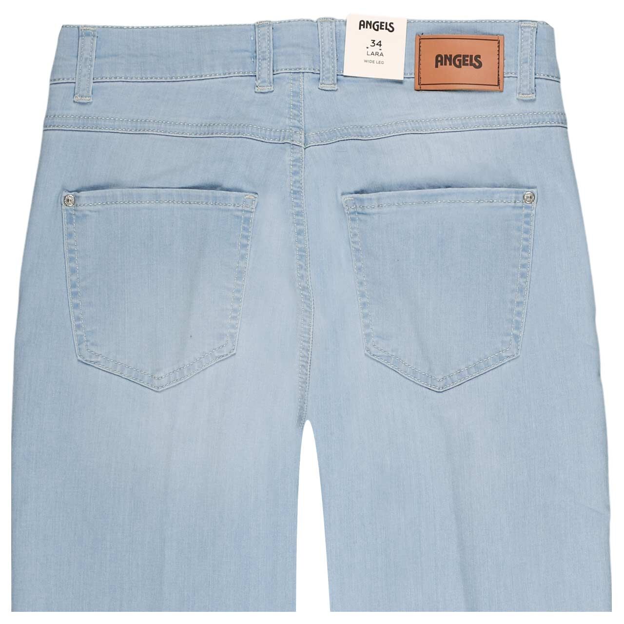 Damenjeans Lara von Angels in Hellblau angewaschen, detaillierte Rückansicht