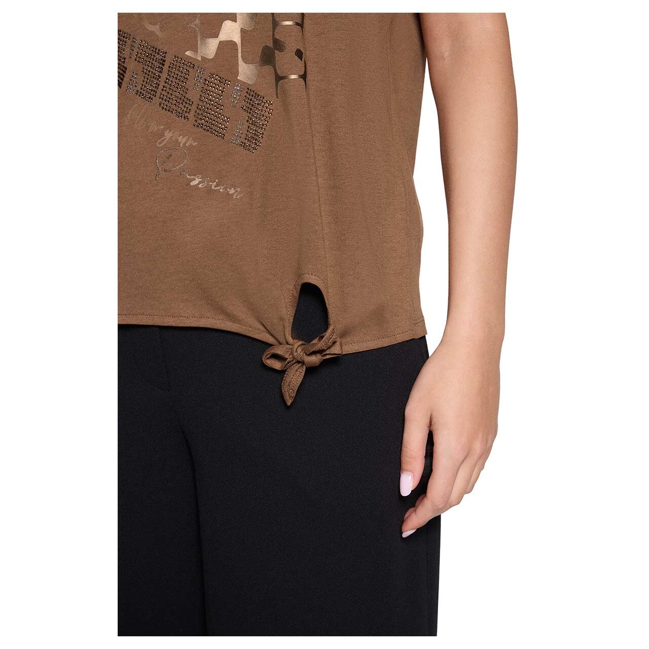 Betty Barclay Damen T-Shirt classic nougat printed