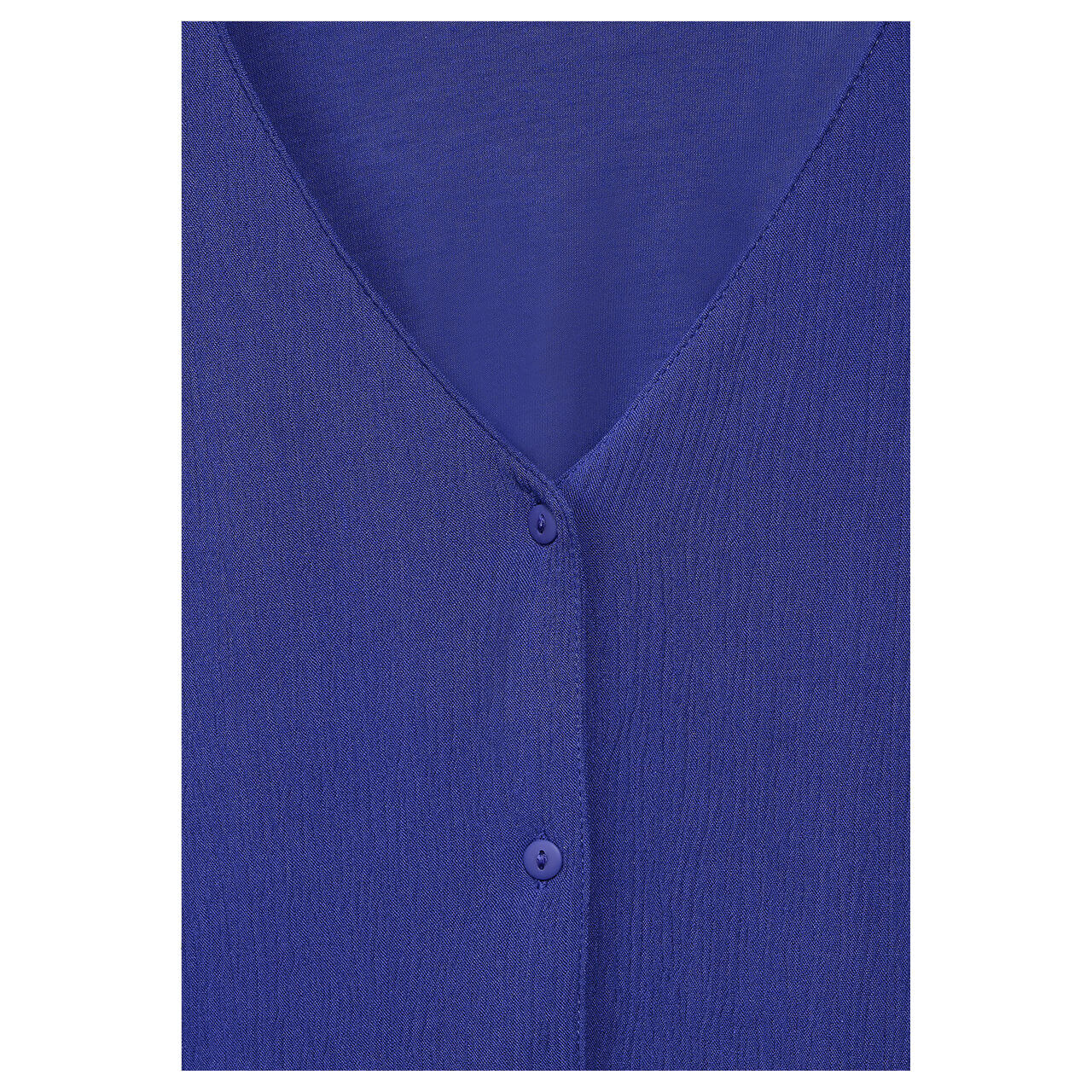 Street One Damen 3/4 Arm Shirt Mat-Mix intense royal blue