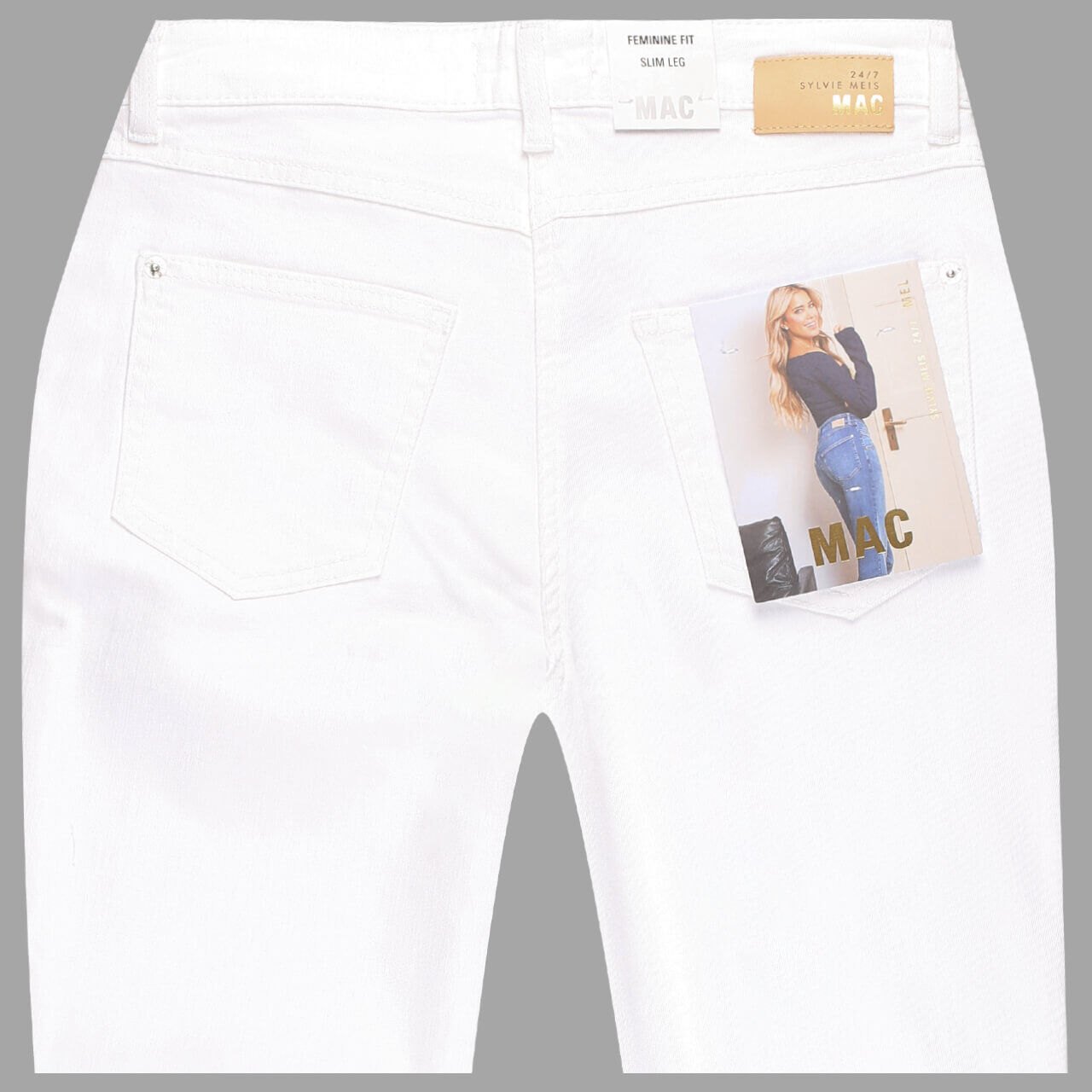 MAC Jeans Mel für Damen in Weiß, FarbNr.: D010