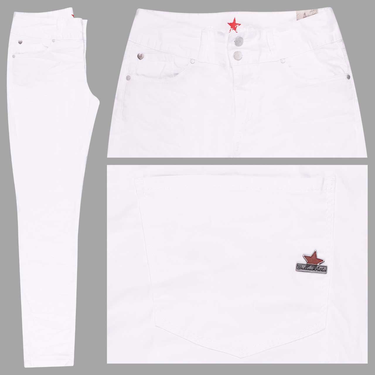 Buena Vista Tummyless Stretch Twill Baumwollhose white Buena Vista Tummyless Stretch Twill Baumwollhose white