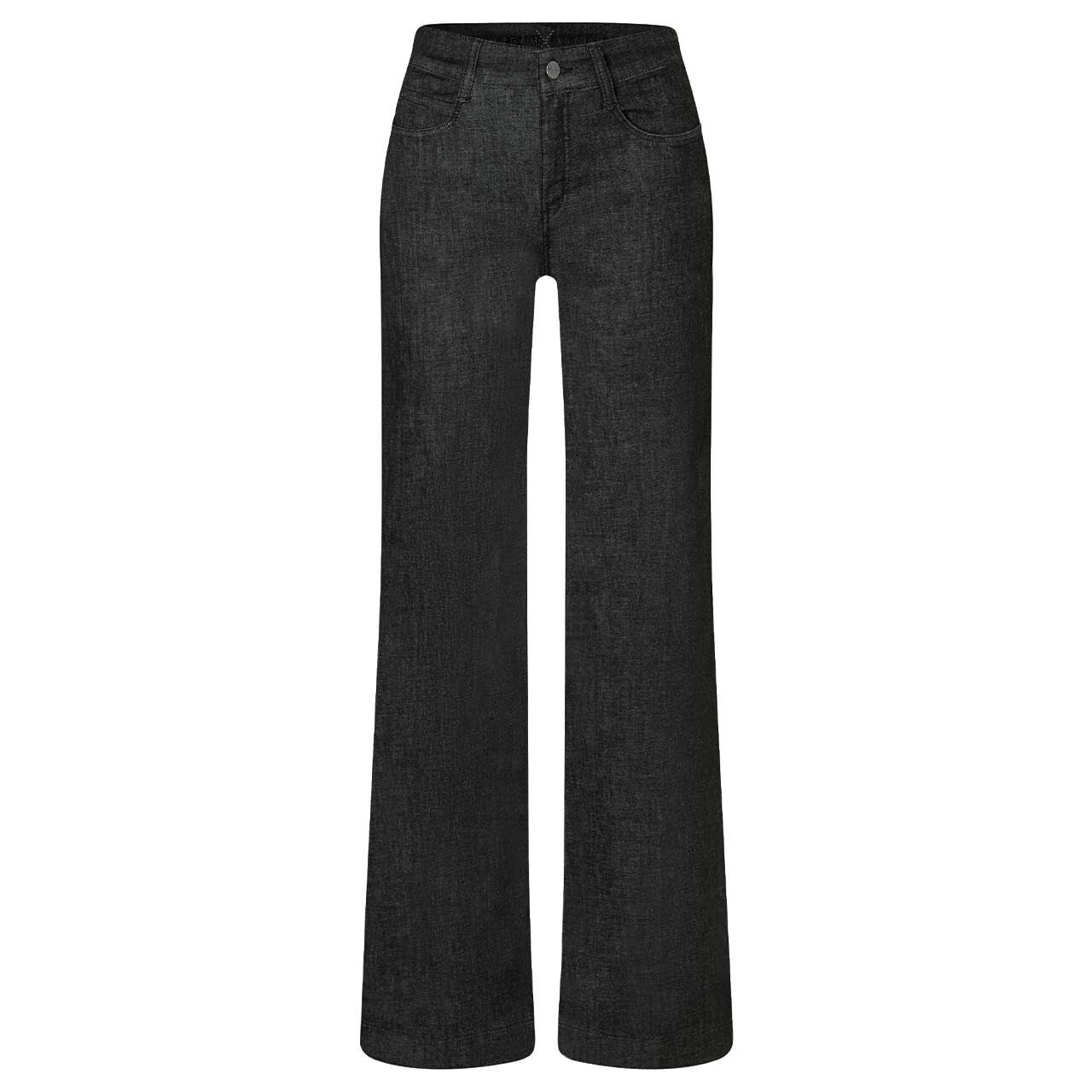 Stretch Damenjeans Dream Wide von MAC in Schwarz, Vorderansicht
