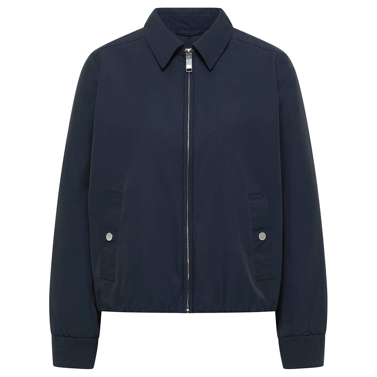 Cecil Damen Jacke Blouson Collar urban dark blue