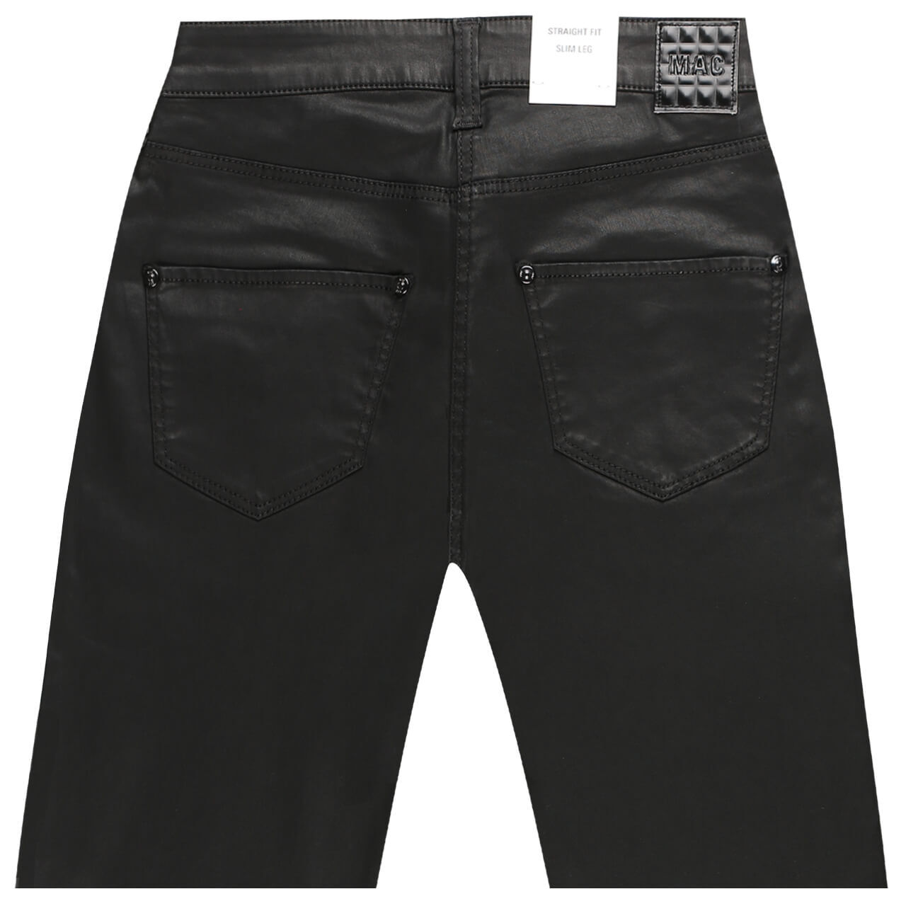 MAC Jeans Slim für Damen in Schwarz beschichtet, FarbNr.: 090