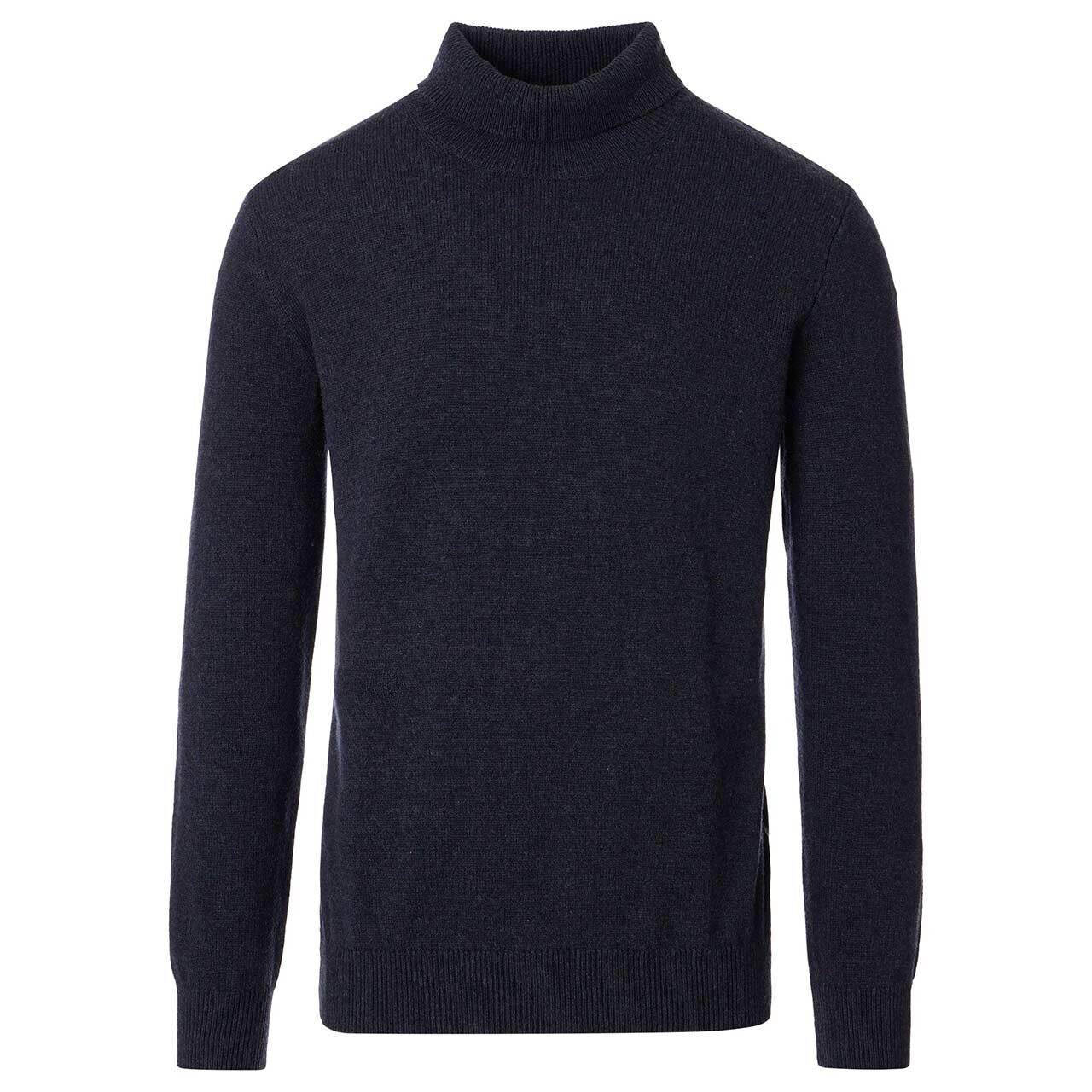 Casa Moda Herren Rollkragen Pullover blue melange