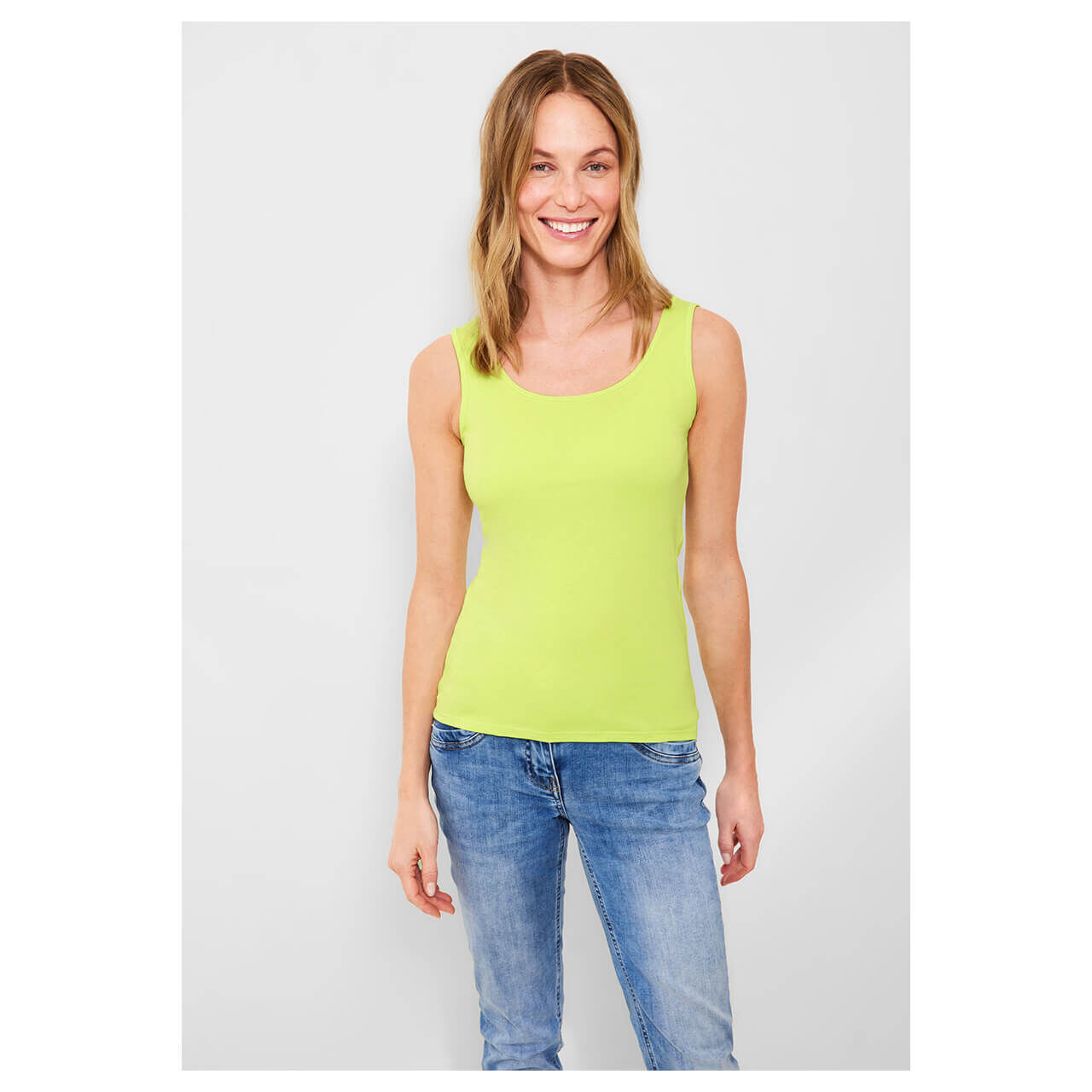 Cecil Linda Top limelight yellow