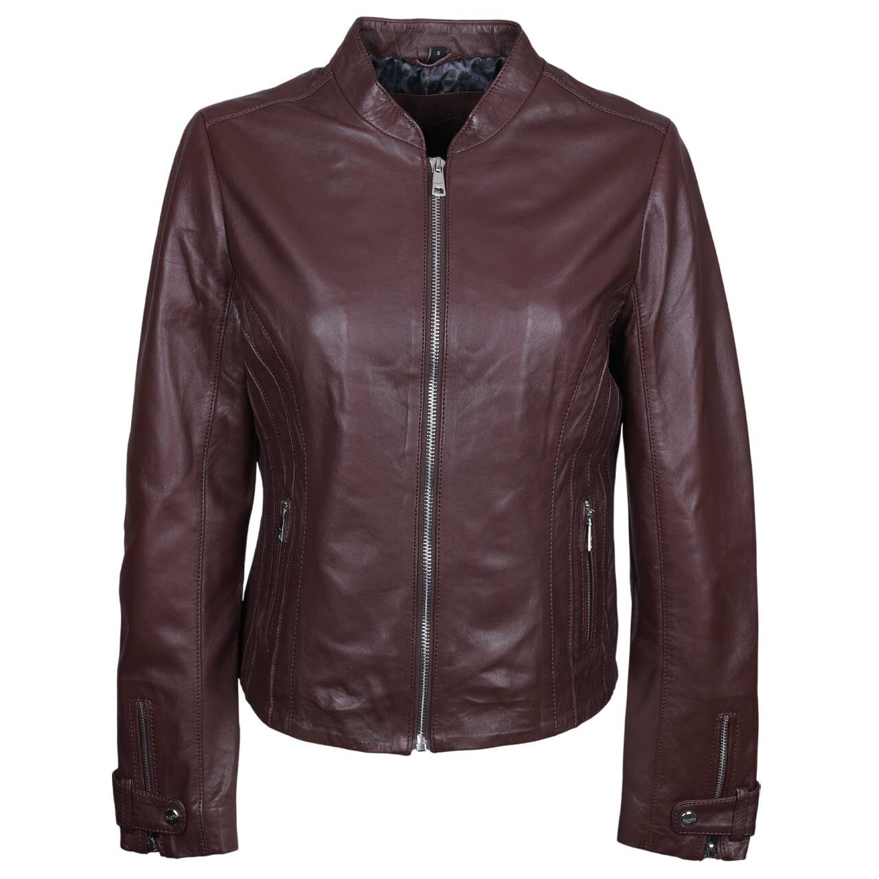 Mauritius Damen Lederjacke Luciana mahagony