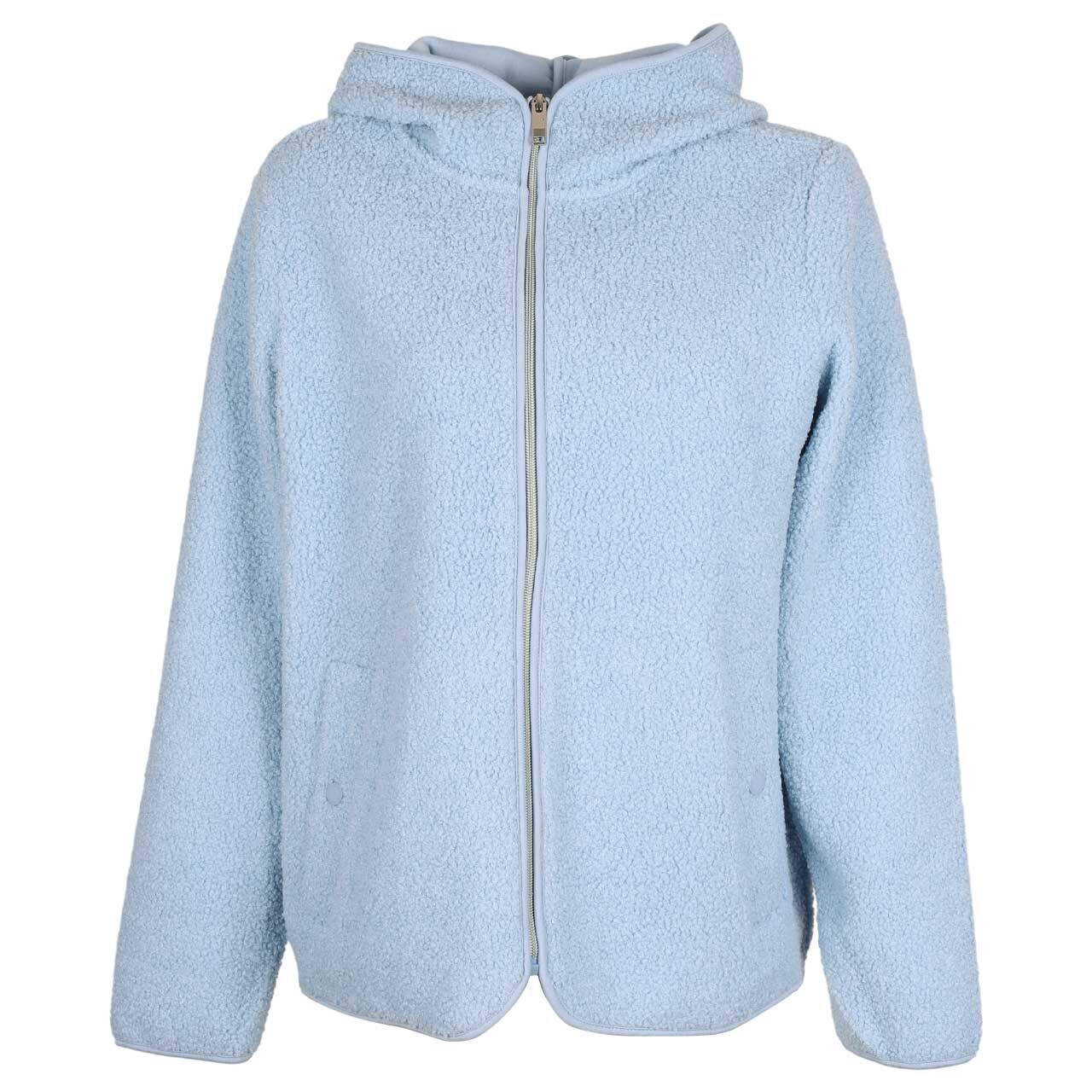 Cecil Damen Teddyjacke Solid Jacket easy blue