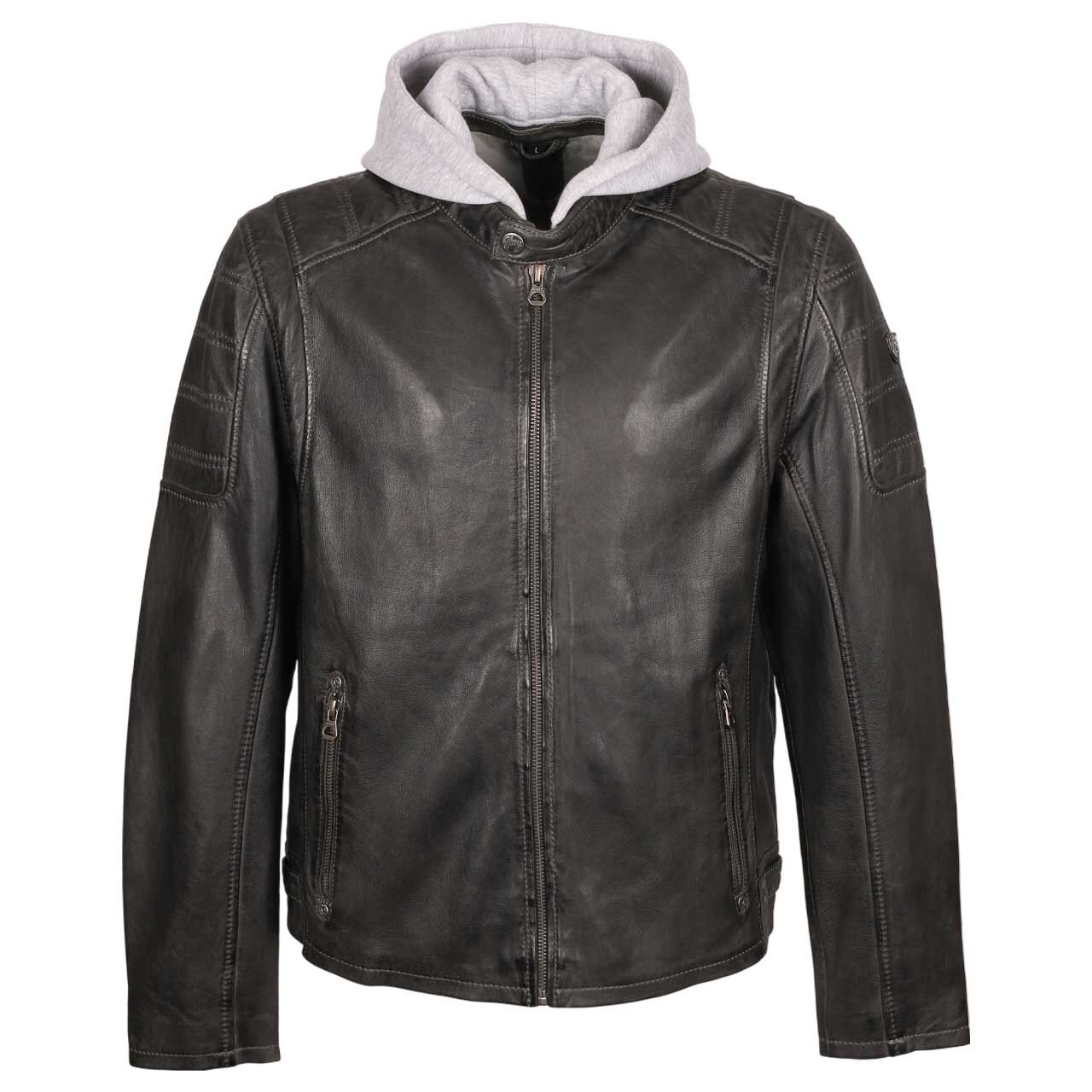Mauritius Herren Lederjacke Rylo Lakev anthracite