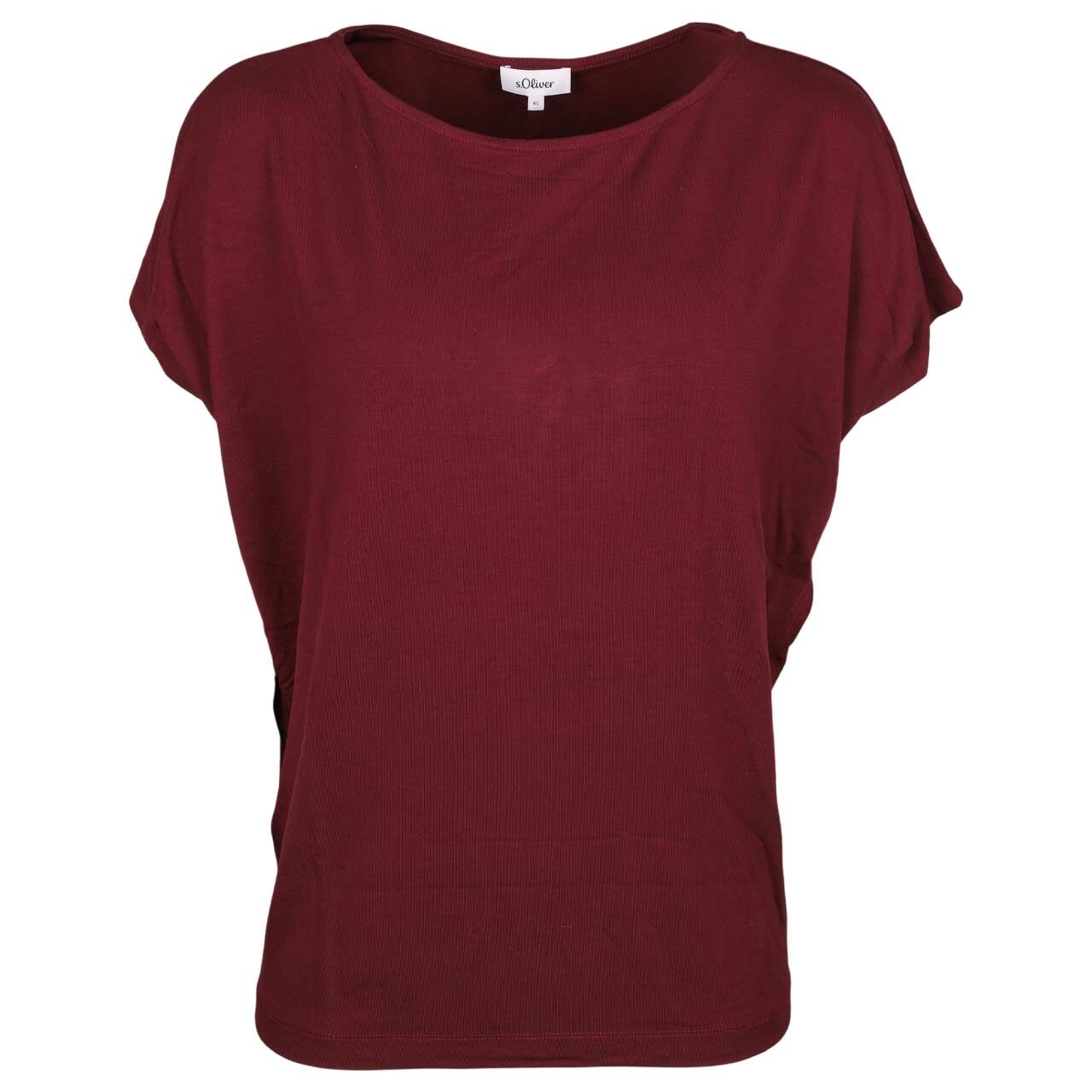 s.Oliver Damen T-Shirt dark pomegranate
