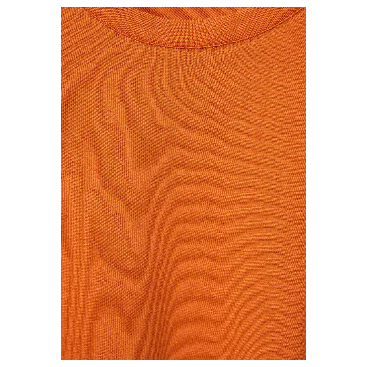 Street One Men Basic Crew Neck T-Shirt pumpkin orange