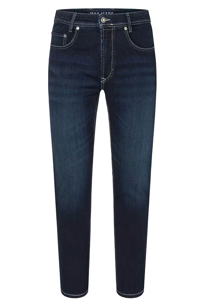 Vorderansicht der MAC Jogn Jeans Herrenjeans in Blau