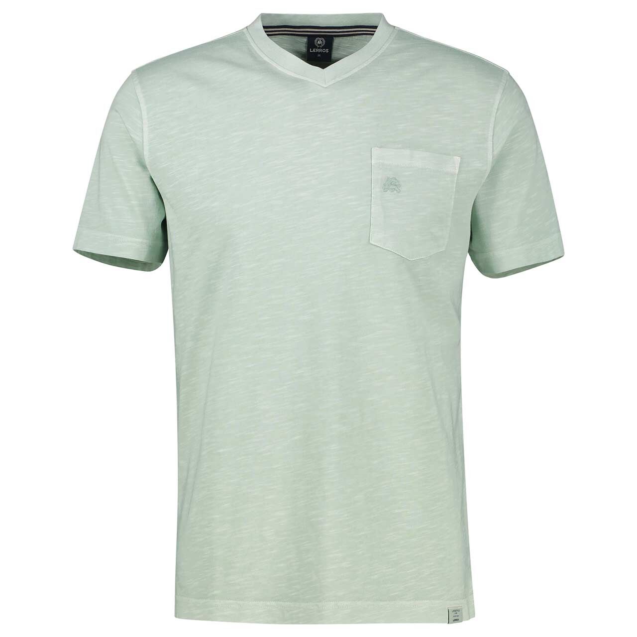Lerros Herren T-Shirt bay green melange