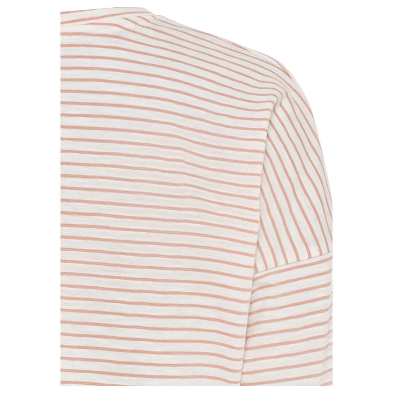 Camel active Damen Langarm Shirt soft blush minimal stripes