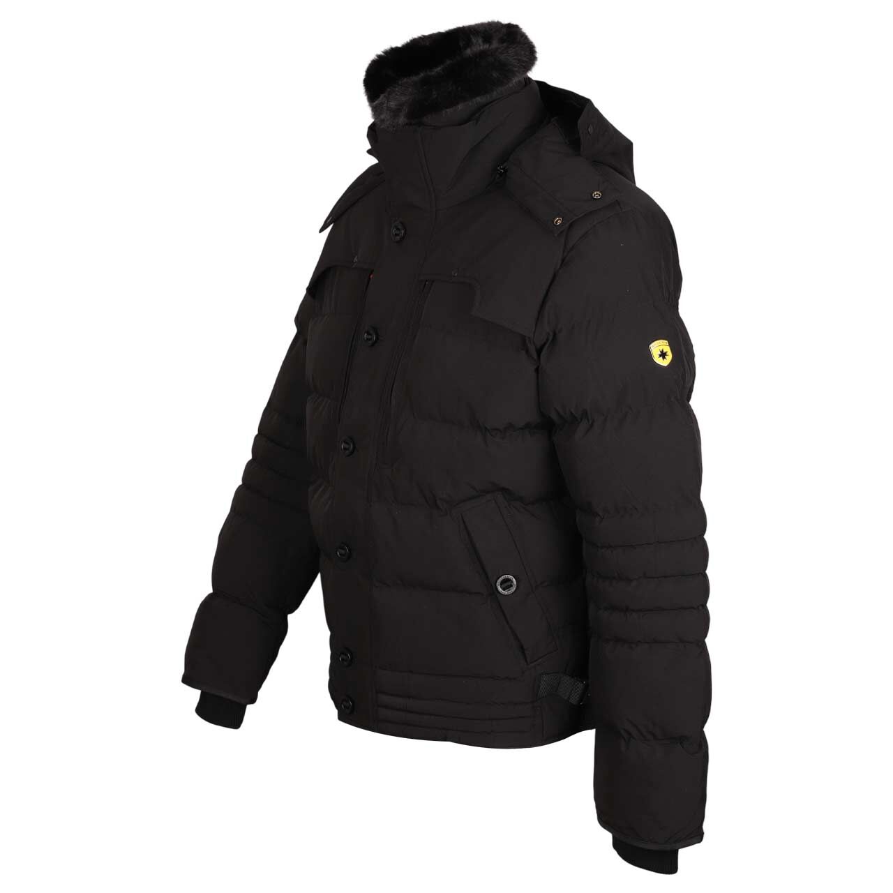Herren Jacke Starstream von Wellensteyn in Schwarz, Seitenanasicht