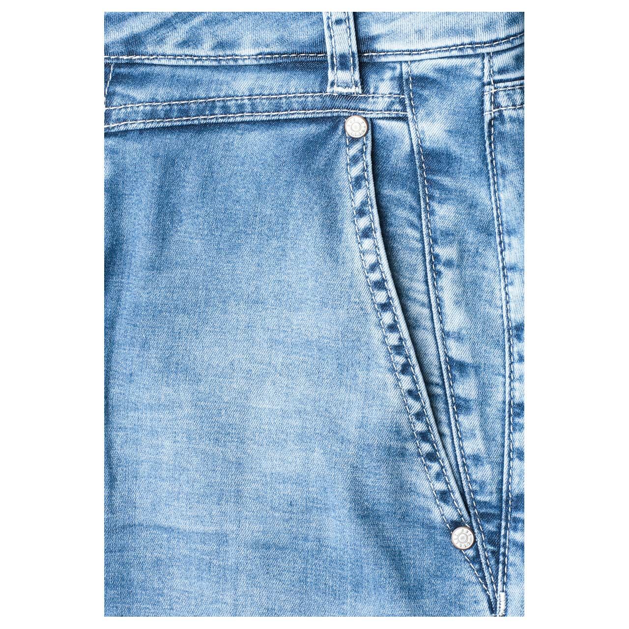 Street One Karlie Barrel Ankle Jeans medium blue random wash